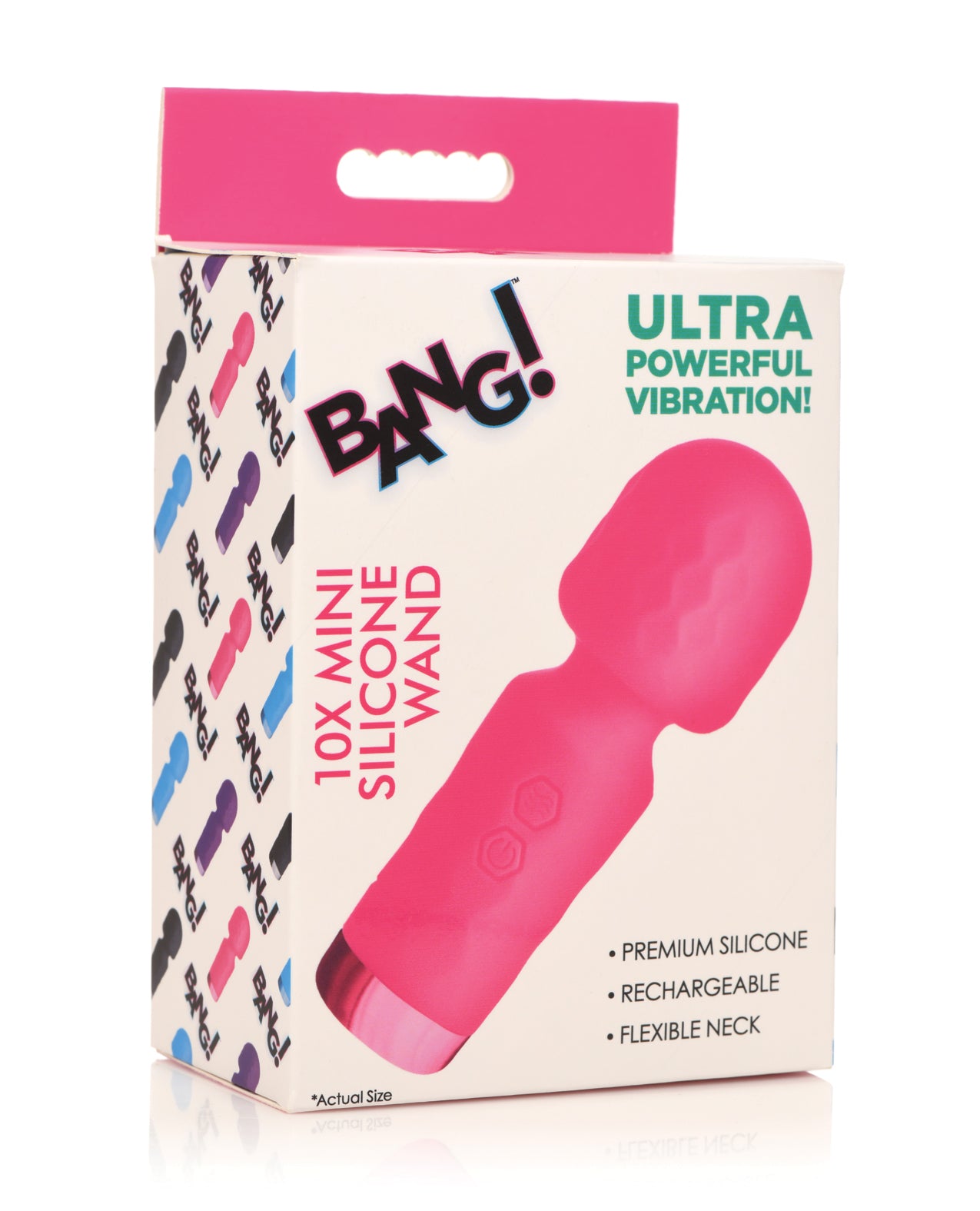 image of product,Bang! 10X Mini Silicone Wand - SEXYEONE