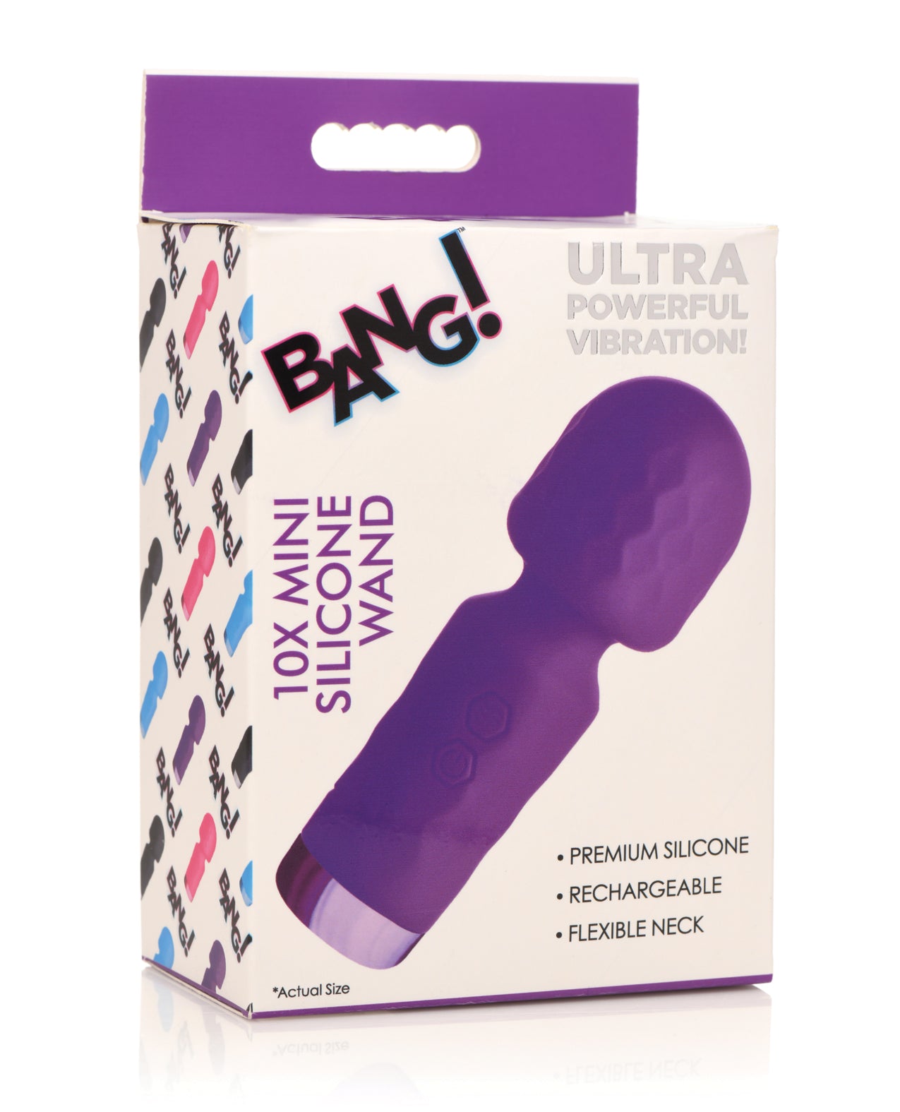 image of product,Bang! 10X Mini Silicone Wand - SEXYEONE