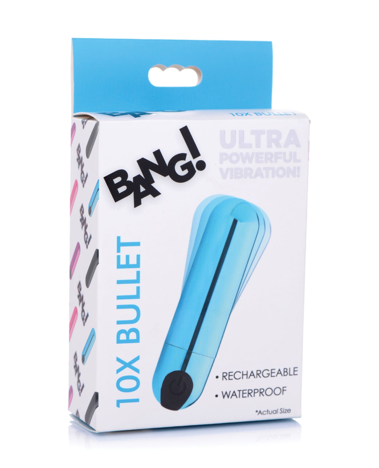 Bang! 10X Rechargeable Vibrating Metallic Bullet - SEXYEONE