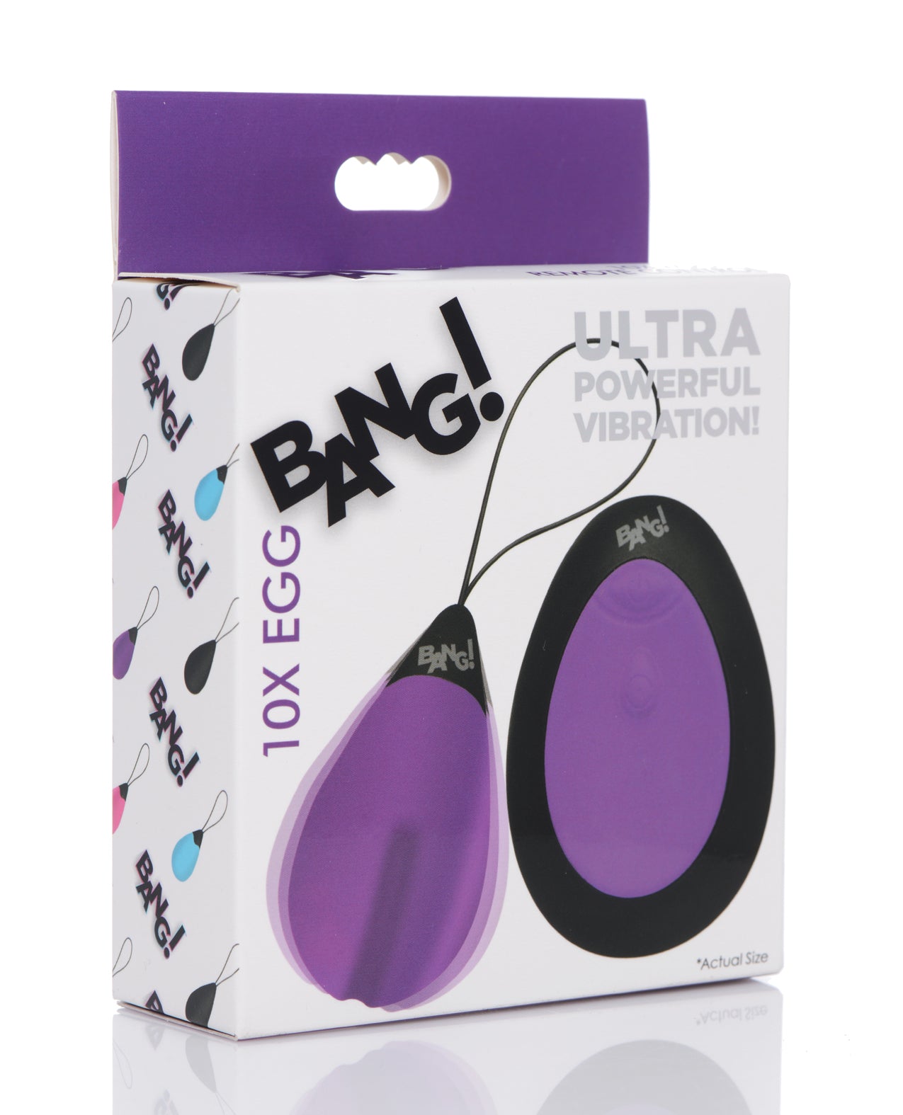 image of product,Bang! 10X Silicone Vibrating Egg - SEXYEONE