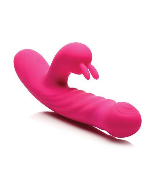 image of product,Bang! 10X Thrusting & Vibrating Rabbit - Pink - SEXYEONE