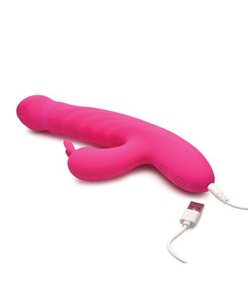 image of product,Bang! 10X Thrusting & Vibrating Rabbit - Pink - SEXYEONE