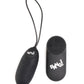 Bang! 28X Nubbed Silicone Egg w/Remote Control - Black - SEXYEONE