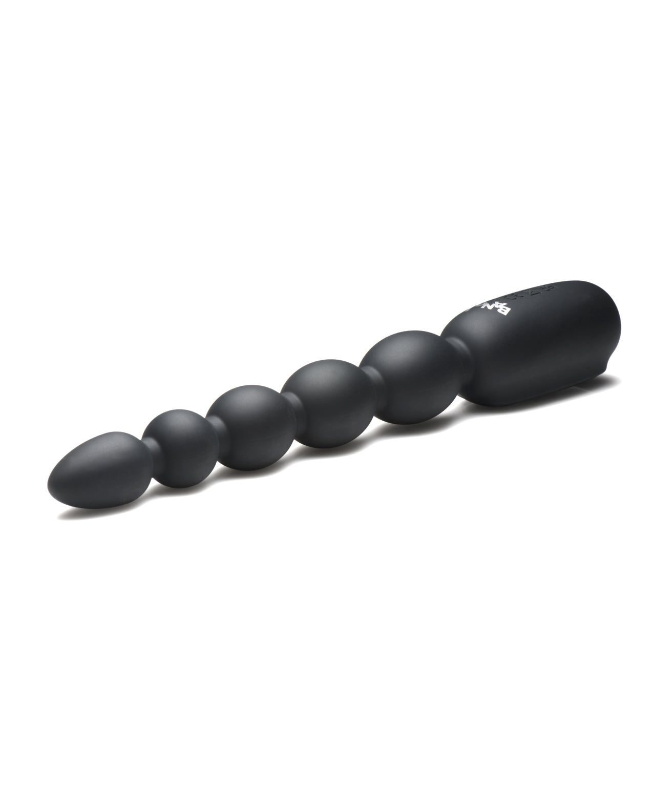 image of product,Bang! Digital Silicone Anal Beads - Black - SEXYEONE