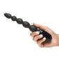 Bang! Digital Silicone Anal Beads - Black - SEXYEONE