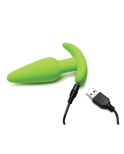 image of product,Bang! Glow in the Dark 21X Remote Controlled Butt Plug - SEXYEONE