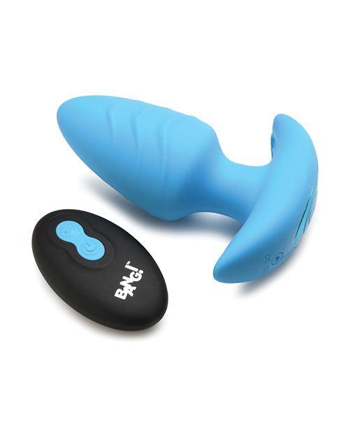 image of product,Bang! Rotating & Vibrating Tapered Butt Plug w/Remote - SEXYEONE