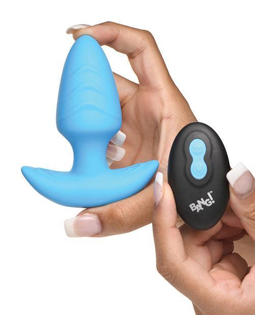 image of product,Bang! Rotating & Vibrating Tapered Butt Plug w/Remote - SEXYEONE