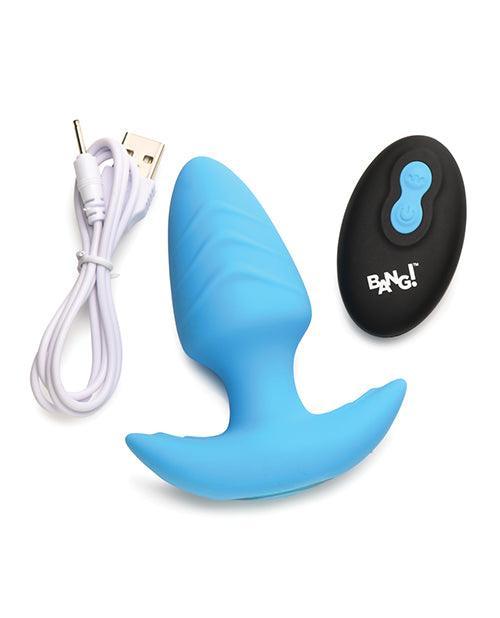 image of product,Bang! Rotating & Vibrating Tapered Butt Plug w/Remote - SEXYEONE