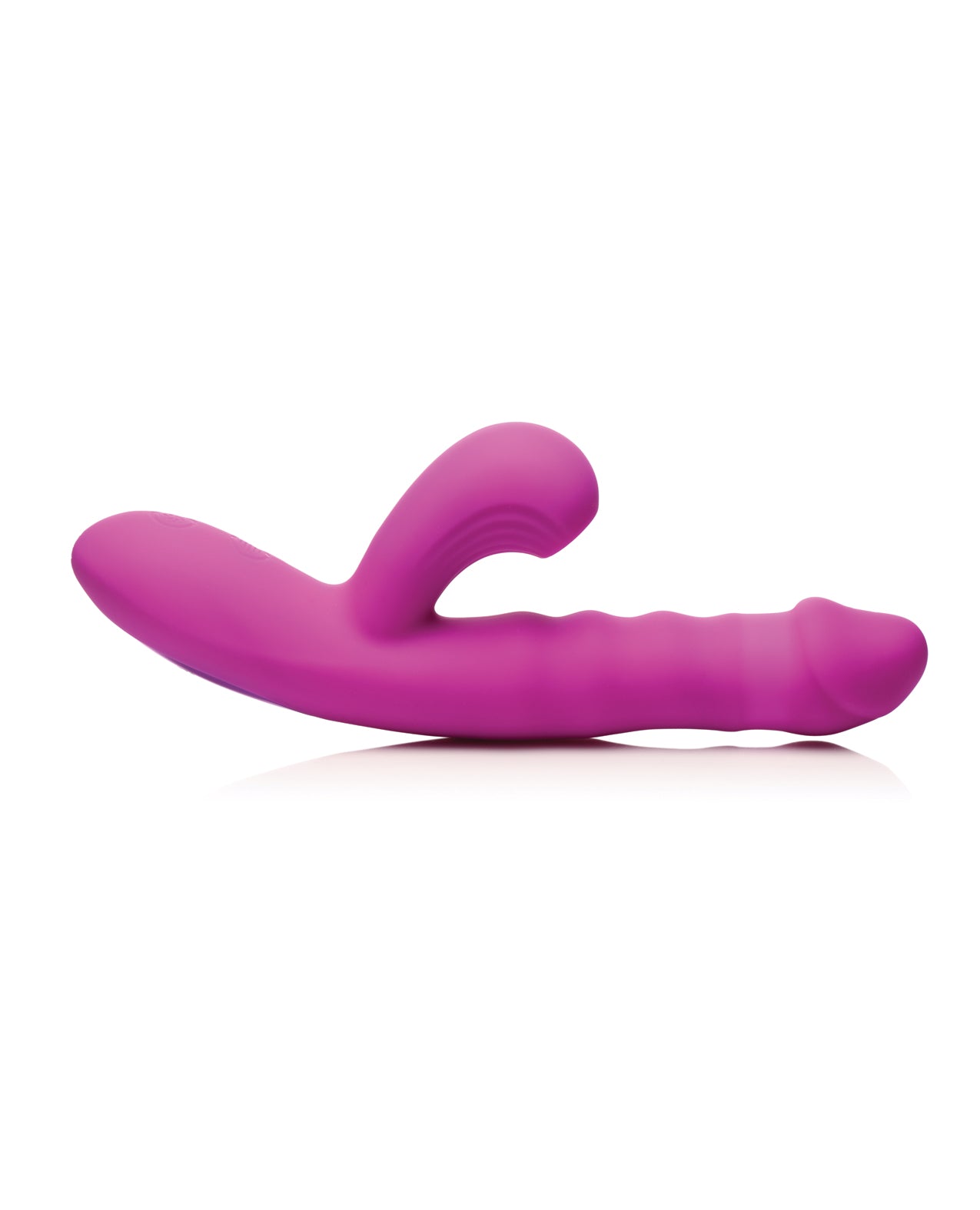 image of product,Bang! Thrusting & Sucking Rabbit Vibrator - Purple - SEXYEONE