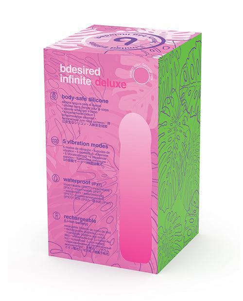 image of product,Bdesired Infinite Deluxe Le Flamingo Vibrator - Pink - SEXYEONE