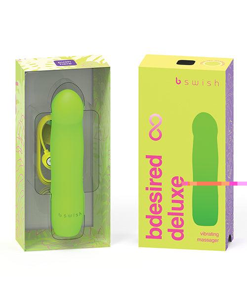 image of product,Bdesired Infinite Deluxe Paradise Vibrator - Green - SEXYEONE
