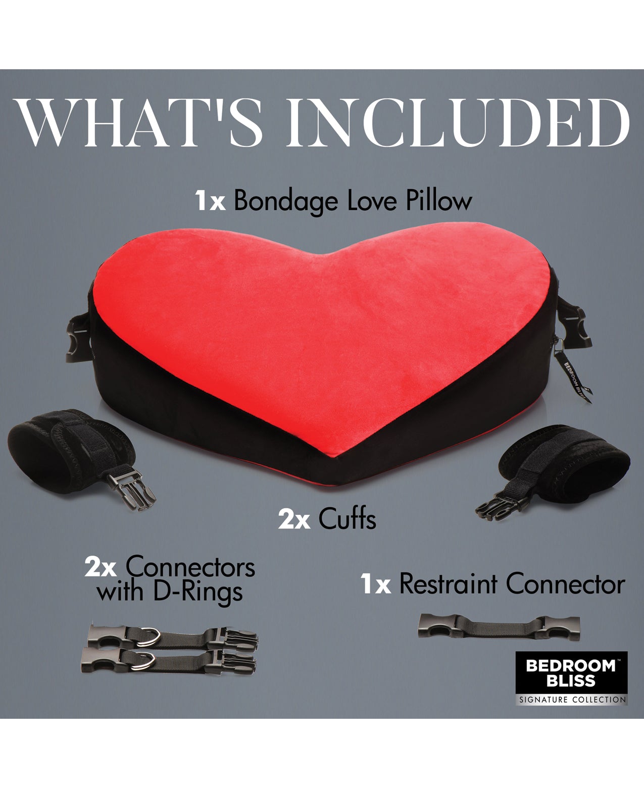 image of product,Bedroom Bliss Bondage Love Pillow - SEXYEONE