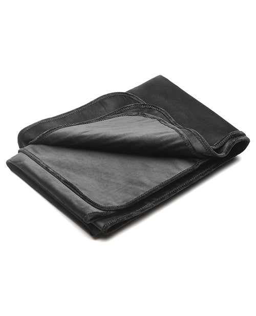 image of product,Bedroom Bliss Love Cover Waterproof Throw Blanket - Black - SEXYEONE