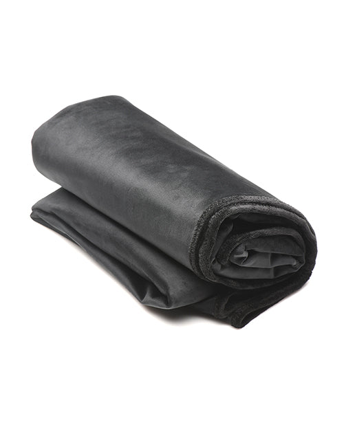 image of product,Bedroom Bliss Love Cover Waterproof Throw Blanket - Black - SEXYEONE