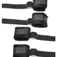 Bedroom Bliss Lover's Bed Restraint System - Black - SEXYEONE