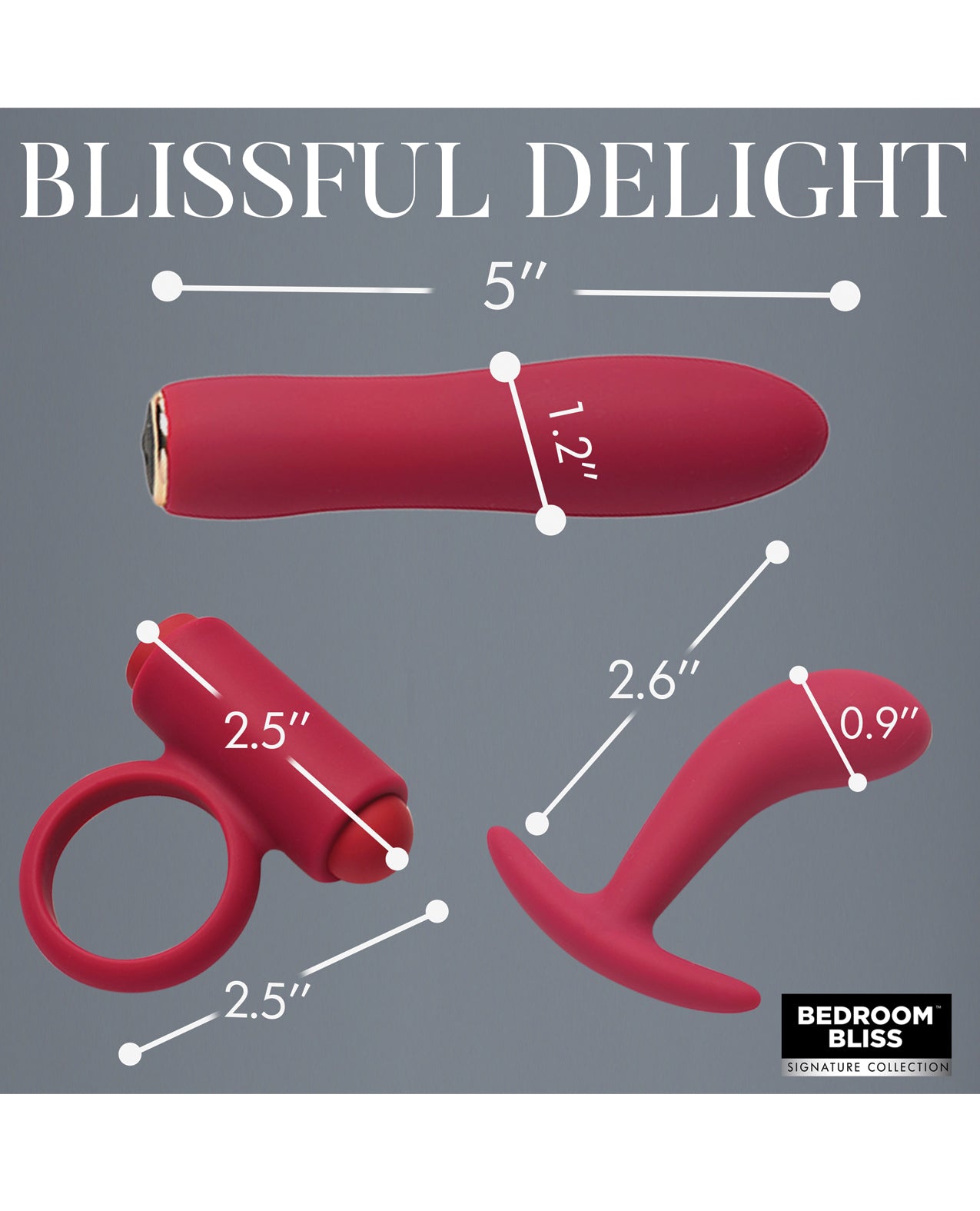 image of product,Bedroom Bliss Lover's Bondage Massage Set - SEXYEONE