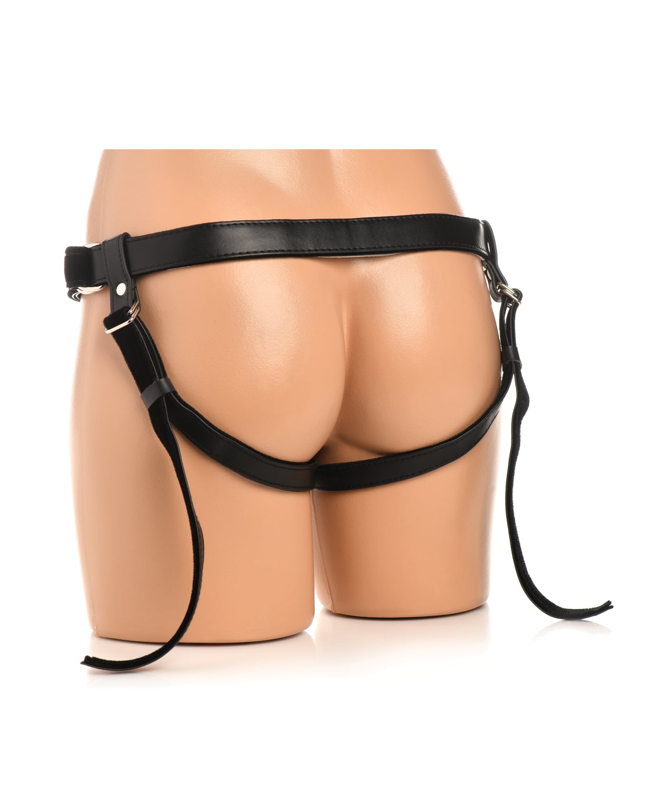 image of product,Bedroom Bliss Velvet Kiss Strap-On Harness - SEXYEONE