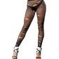 Beverly Hills Naughty Girl Crotchless Mixed Hole Leggings O/s - SEXYEONE