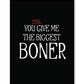 Biggest Boner Tonight Greeting Card - SEXYEONE
