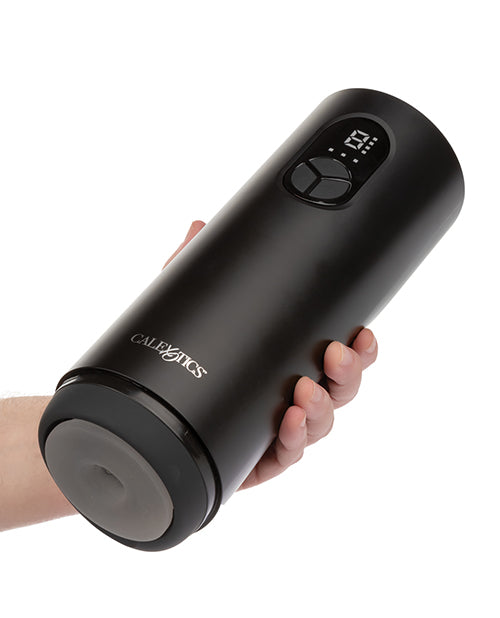 image of product,Bionic Vibro Stroker w/Oscillation & Suction - Black - SEXYEONE