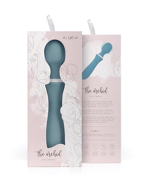 Bloom The Orchid Wand Vibrator - Teal - SEXYEONE