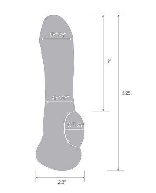 image of product,Blue Line C & B 6.25" Transparent Penis Enhancing Sleeve Extension - Clear - SEXYEONE