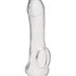 Blue Line C & B 6.25" Transparent Penis Enhancing Sleeve Extension - Clear - SEXYEONE