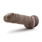 Blush Au Natural 10" Big Boy Realistic Dildo w/Balls - Chocolate - SEXYEONE