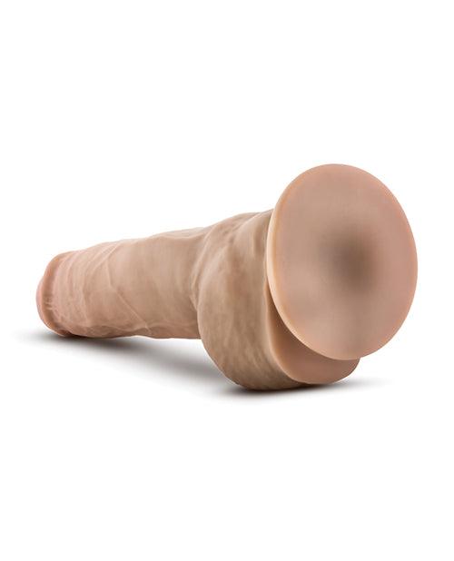 image of product,Blush Au Natural 10" Big Boy Realistic Dildo w/Balls - Vanilla - SEXYEONE