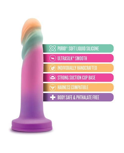 image of product,Blush Avant Sunrise Gaze Silicone Dildo - Sherbet - SEXYEONE