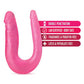 Blush B Yours Sweet Double Dildo - Pink - SEXYEONE