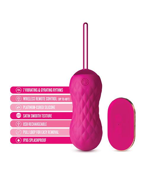 image of product,Blush Carina Remote Controlled Bullet - Velvet - SEXYEONE