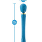 Blush Dianna Wand Massager - Teal - SEXYEONE