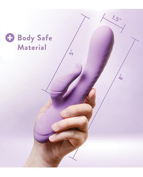 image of product,Blush Evelyn Rabbit Vibrator - Purple - SEXYEONE