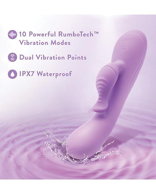 image of product,Blush Evelyn Rabbit Vibrator - Purple - SEXYEONE