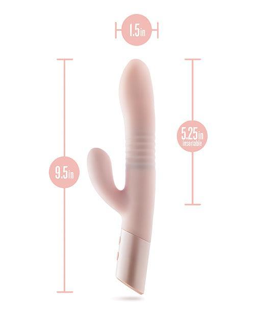 image of product,Blush Fraya Rabbit Rechargeable Vibrator - Pink - SEXYEONE