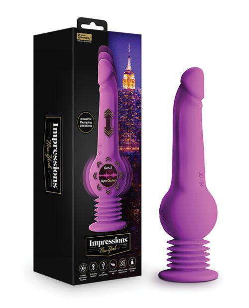 product image, Blush Impressions New York Gyro Quake Dildo - Purple - SEXYEONE