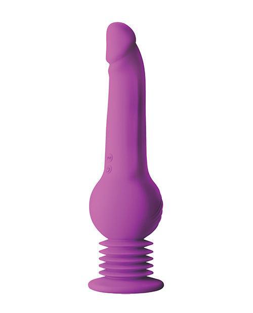 image of product,Blush Impressions New York Gyro Quake Dildo - Purple - SEXYEONE