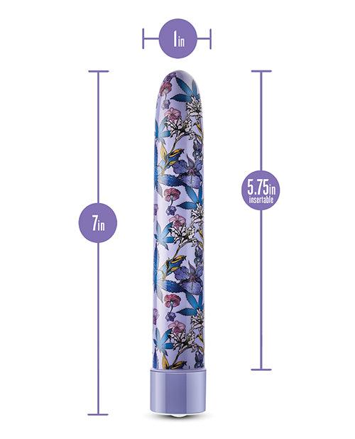 product image,Blush Limited Addiction Floradelic 7" Rechargeable Vibe - Purple - SEXYEONE