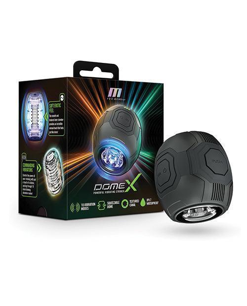 Blush M for Men Dome X Vibrating Masturbator - Black - SEXYEONE