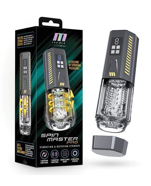 product image, Blush M for Men SpinMaster Pro Stroker - Grey - SEXYEONE