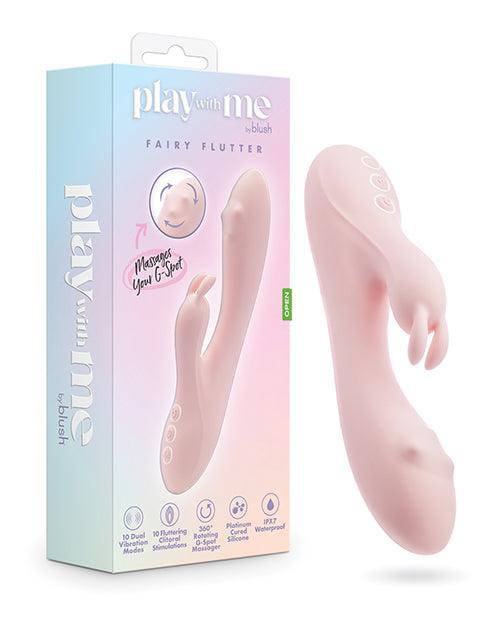 product image, Blush Play With Me Fairy Flutter Rabbit Vibrator - Pink - SEXYEONE