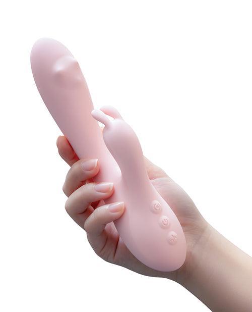 image of product,Blush Play With Me Fairy Flutter Rabbit Vibrator - Pink - SEXYEONE