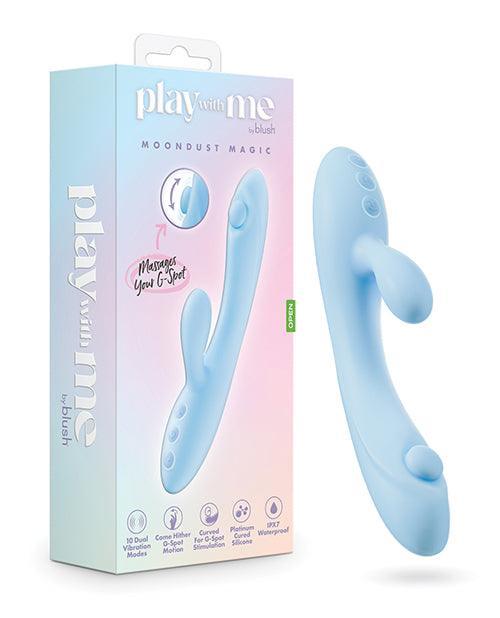 product image, Blush Play With Me Moondust Magic Vibrator - Blue - SEXYEONE