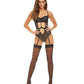 Bombshell Boudoir Strap Overlay Teddy - SEXYEONE