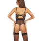 Bombshell Boudoir Strap Overlay Teddy - SEXYEONE