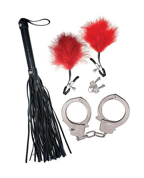 image of product,Bondage by Nasstoys Whip & Cuff Set - SEXYEONE