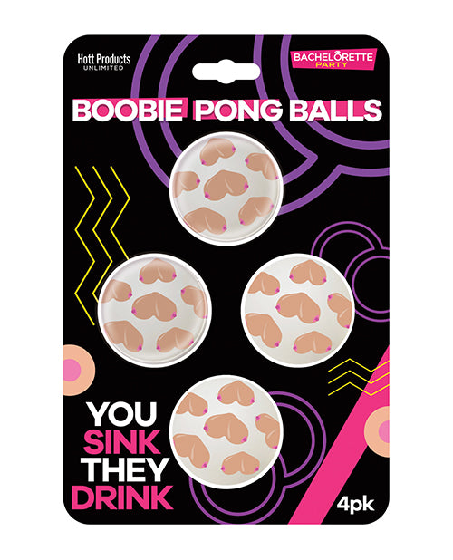 product image, Boobie Beer Pong Balls - 4 pk - SEXYEONE