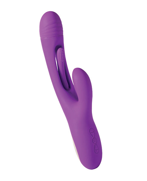 product image, Bora G-Spot Tapping Rabbit Vibrator - Purple - SEXYEONE